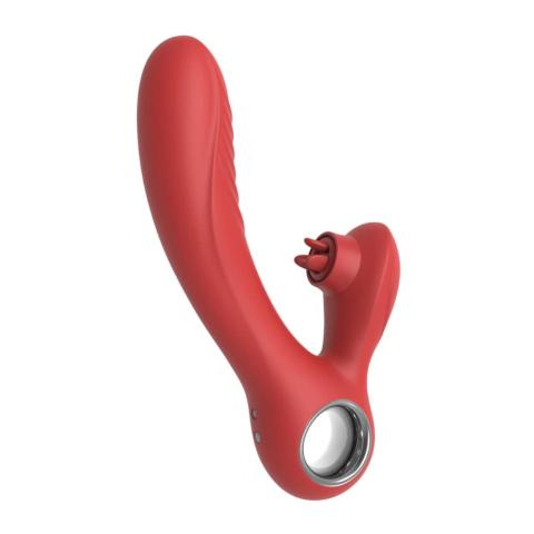 Wibrator do punktu g z masażem łechtaczki 10 trybów usb wodoodporny ipx6