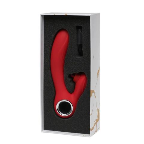 Wibrator do punktu g z masażem łechtaczki 10 trybów usb wodoodporny ipx6