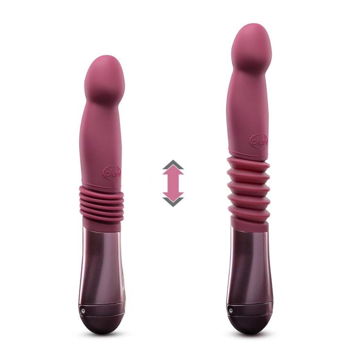 Wodoodporne dildo thrusting do punktu G i P 25,4 cm | 3 prędkości