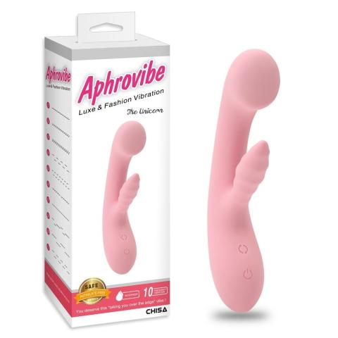 Silikonowy wibrator do punktu G z bodźcem łechtaczki 21,5 cm