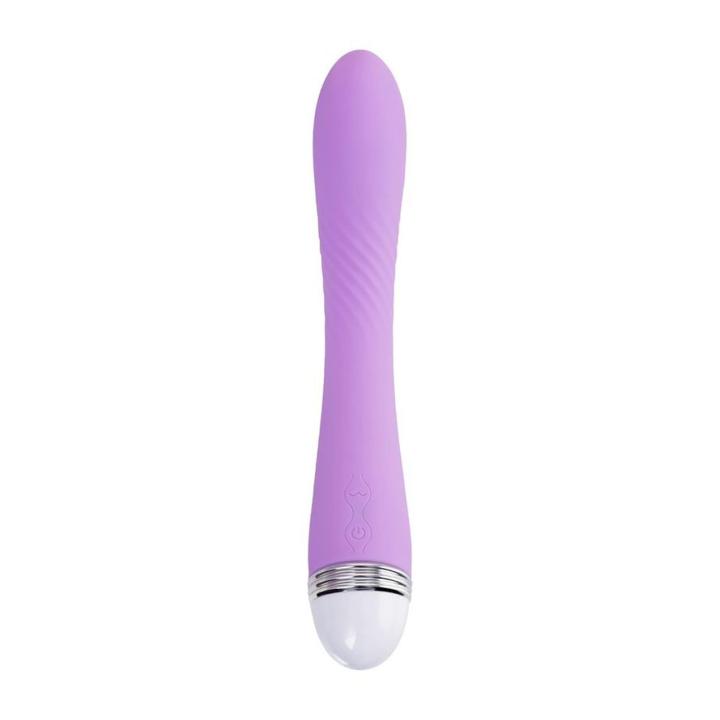 Wibrator do punktu G 22 cm silikonowy, fioletowy, 10 trybów, USB