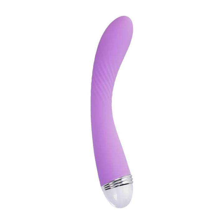 Wibrator do punktu G 22 cm silikonowy, fioletowy, 10 trybów, USB