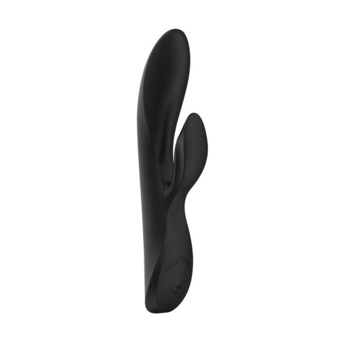 Czarny wibrator do punktu G i łechtaczki 20,3 cm – ładowanie USB