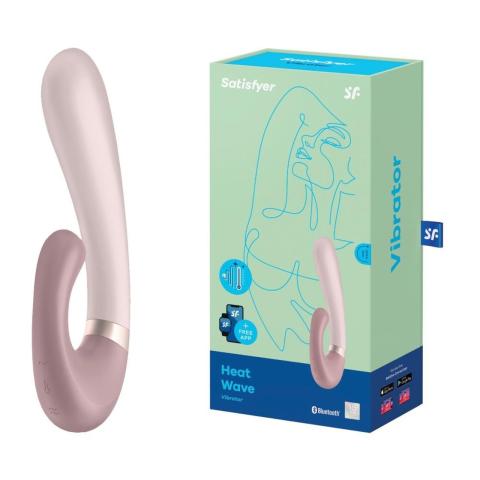 Satisfyer Heat Wave Connect mauve – wibrator punkt G z ciepłem i aplikacją