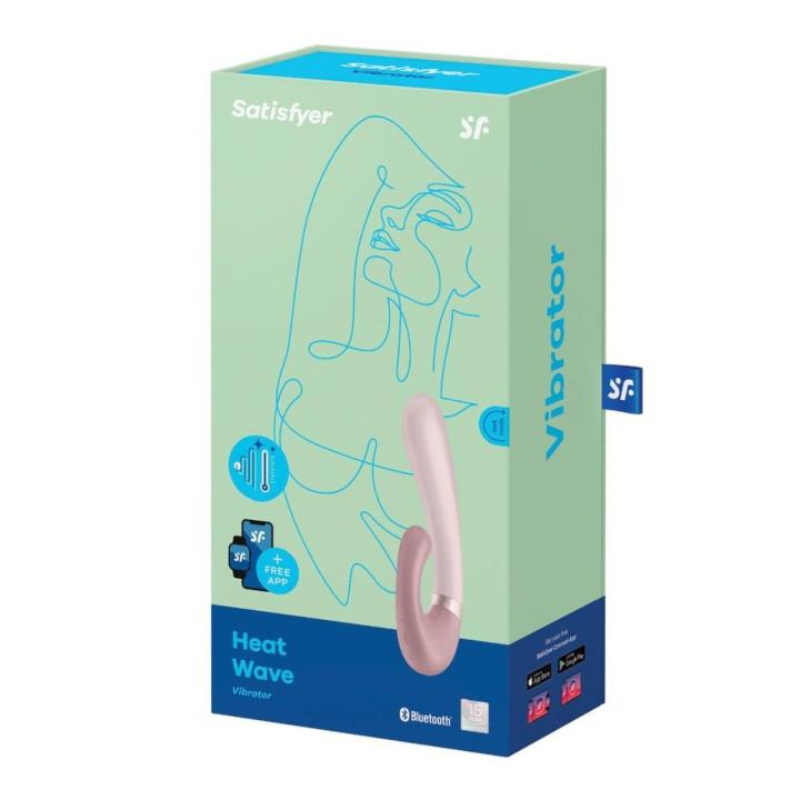 Satisfyer Heat Wave Connect mauve – wibrator punkt G z ciepłem i aplikacją