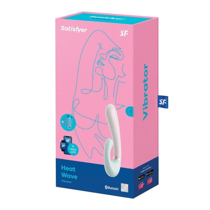 Satisfyer Heat Wave Connect Mint – wibrator z grzaniem 40°C i aplikacją | Loris.pl