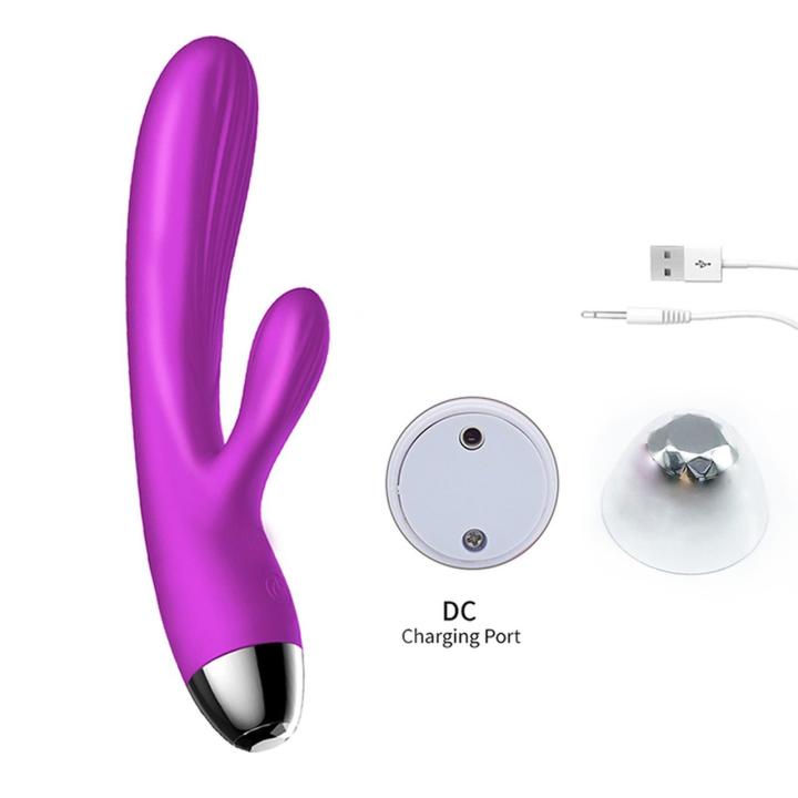Wibrator królik z pulsacją i podgrzewaniem USB – 7+7 trybów, wodoodporny
