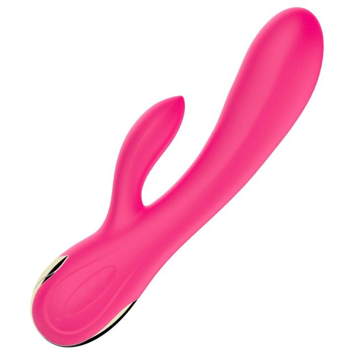 Silikonowy wibrator króliczek do punktu G z grzaniem i boosterem, USB, wodoodporny