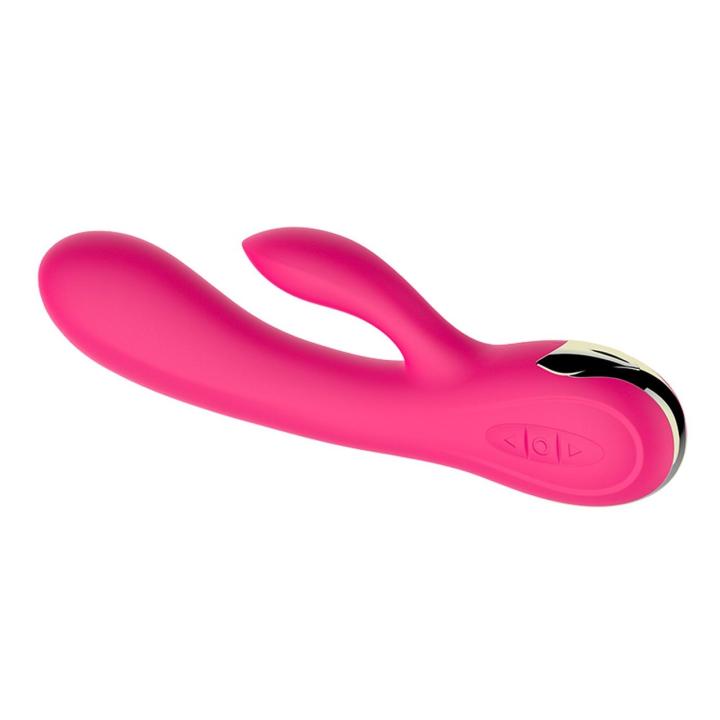 Silikonowy wibrator króliczek do punktu G z grzaniem i boosterem, USB, wodoodporny