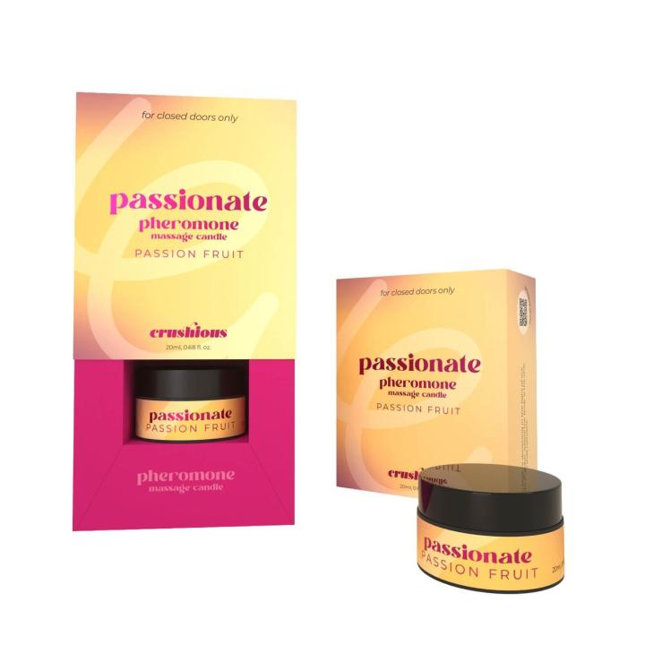 Świeca do masażu z feromonami marakuja 20 ml – ciepły olejek do masażu