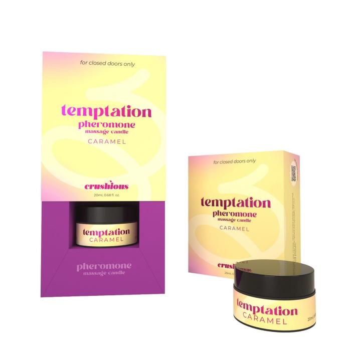 Świeca do masażu z feromonami karmel toffi 20 ml
