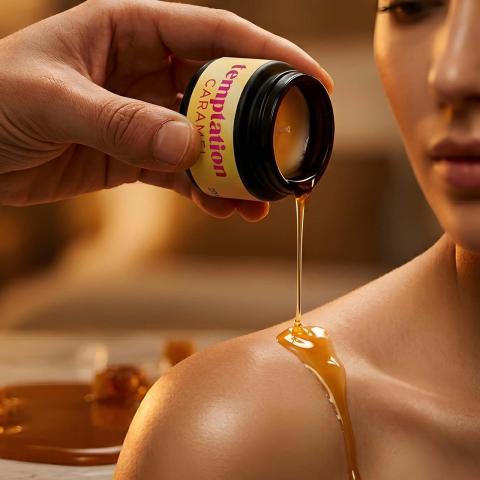Świeca do masażu z feromonami karmel toffi 20 ml