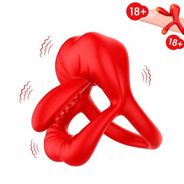 Wibrujący pierścień erekcyjny z pociskiem 9 trybów ładowanie magnetyczne