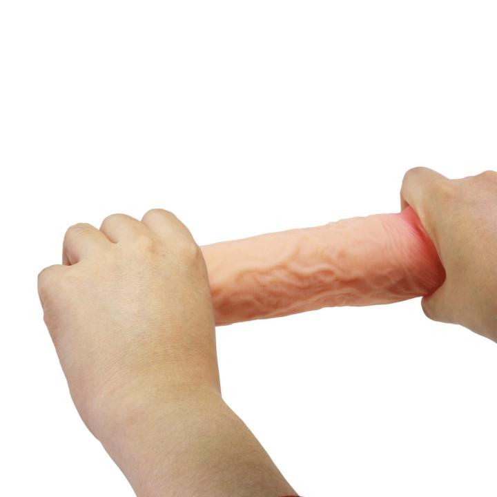 Wodoodporna nakładka na penisa przedłużka 21,6 cm tpr realistyczna faktura