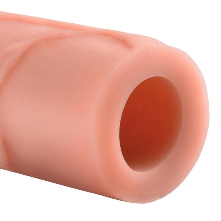 Przedłużka na penisa 2,5 cm z żyłkami – pogrubienie i wsparcie erekcji