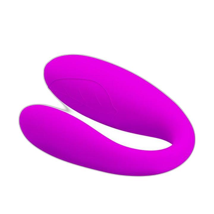 Stymulator punktu G z wycięciem do penetracji USB 30 trybów fioletowy
