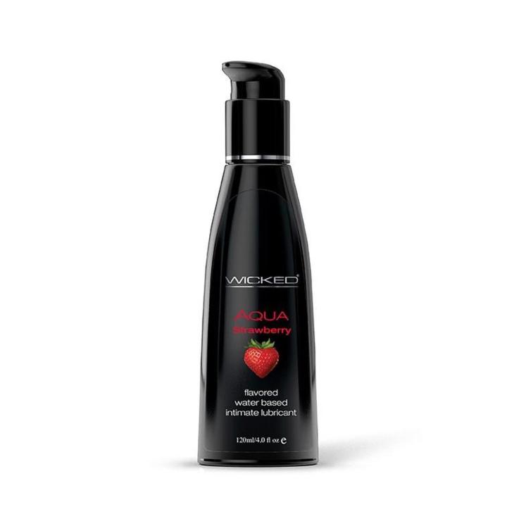 Truskawkowy lubrykant smakowy na bazie wody 120 ml