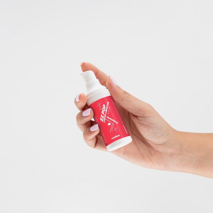 Wibrujące krople do seksu oralnego truskawka 30 ml