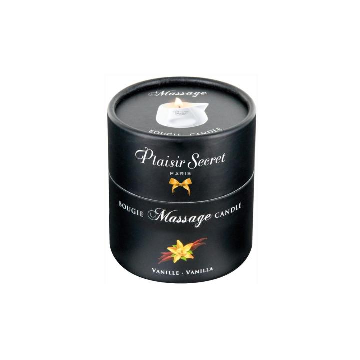 Waniliowa świeca do masażu 80 ml – ciepły olejek i zmysłowy aromat