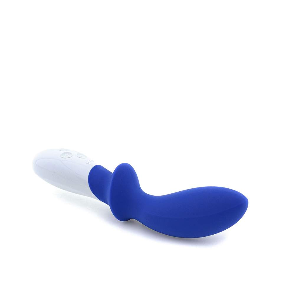 Niebieski silikonowy wibrator klasyczny Loki LELO