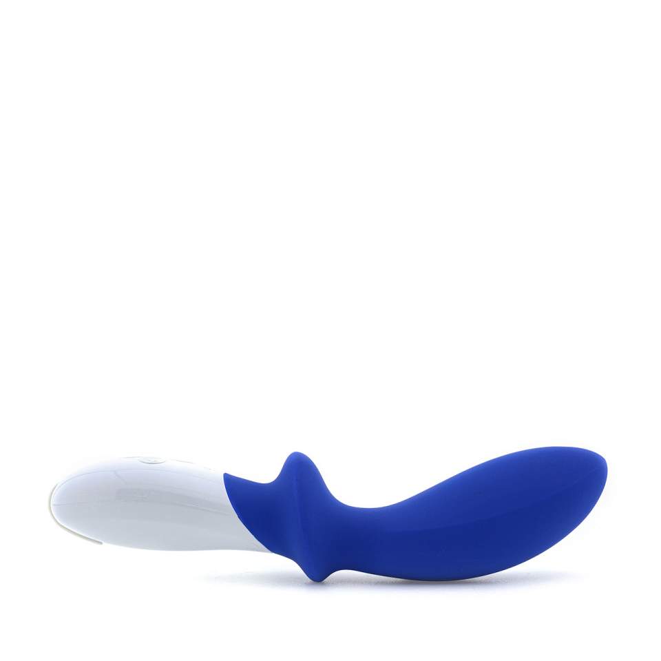 Niebieski silikonowy wibrator klasyczny Loki LELO