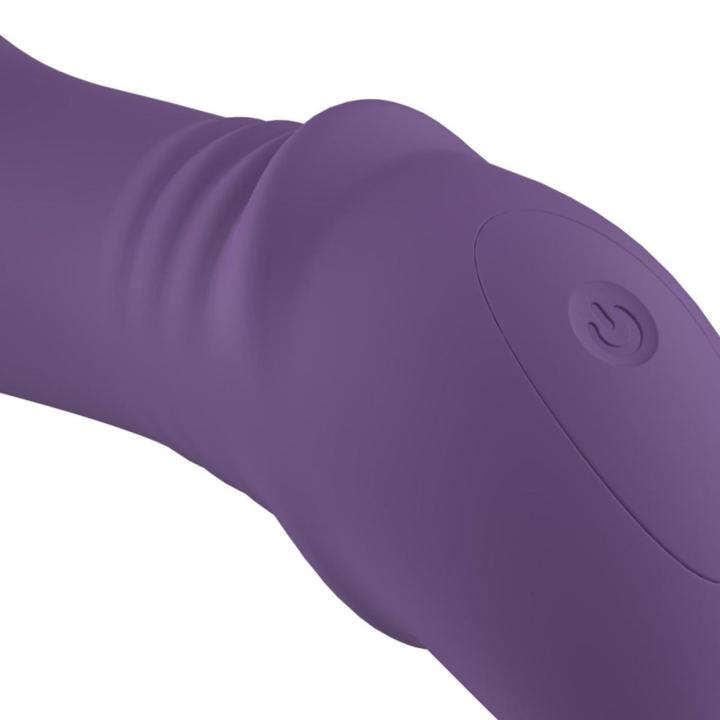 Mini wibrator z ruchem posuwistym i wibracjami, ładowany magnetycznie USB
