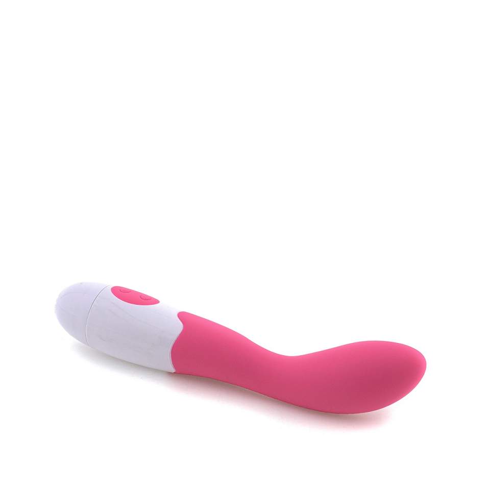 Różowy silikonowy wibrator klasyczny z 30 funkcjami wibracji