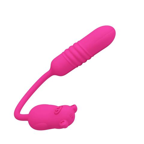 Silikonowy stymulator z posuwem i 3 trybami wibracji