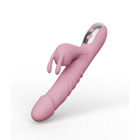 Wibrator króliczek USB z ruchem posuwistym i 20 trybami wibracji