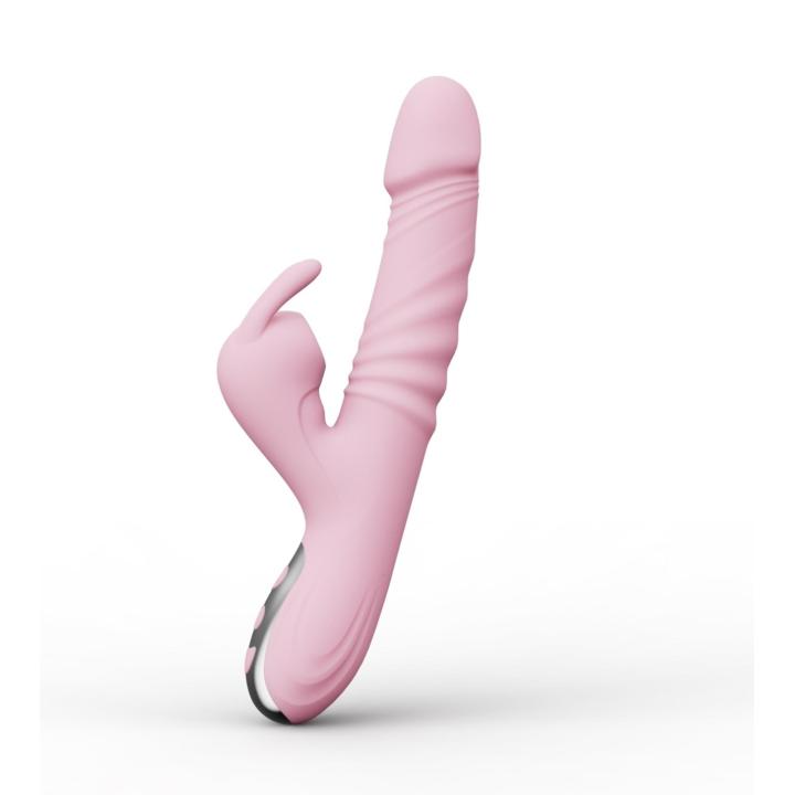Wibrator króliczek USB z ruchem posuwistym i 20 trybami wibracji