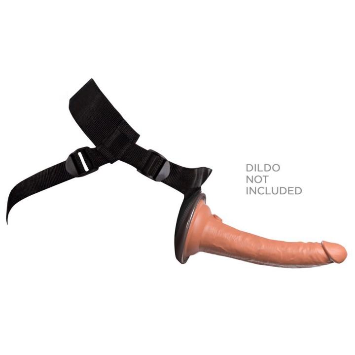 Uprząż strap-on z płytką dokującą na przyssawkę i miękkim wyściełaniem