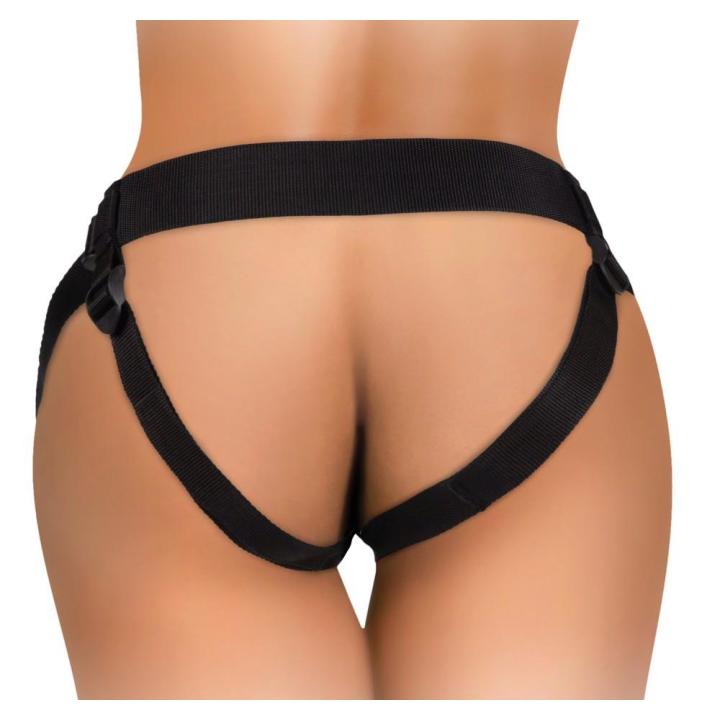 Uprząż strap-on z dockingiem do dildo na przyssawce dla początkujących