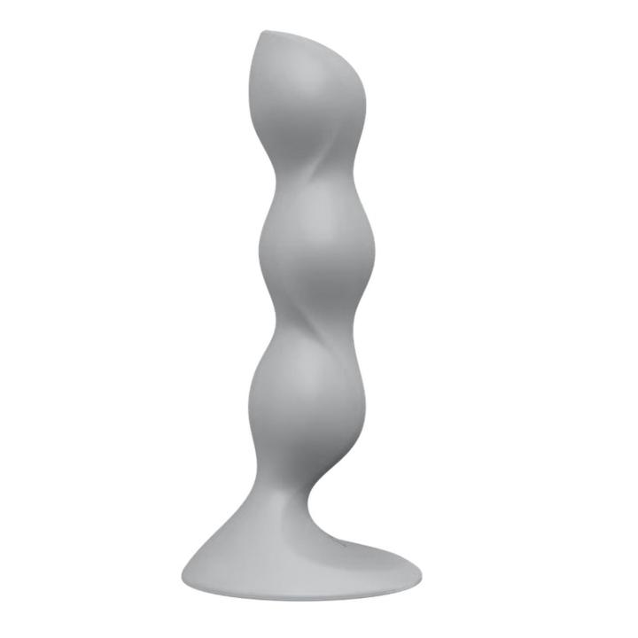 Satisfyer Triple Ball-R Grey – dildo z obciążonymi kulkami i przyssawką | Loris.pl