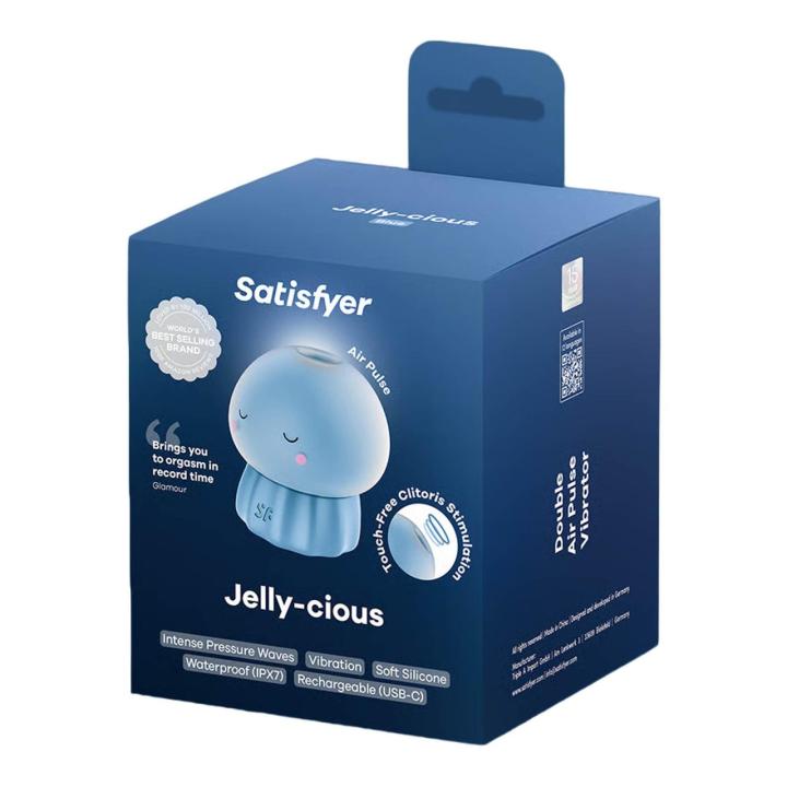Satisfyer Jelly-cious Baby Blue – stymulator łechtaczki falami ciśnienia i wibracją