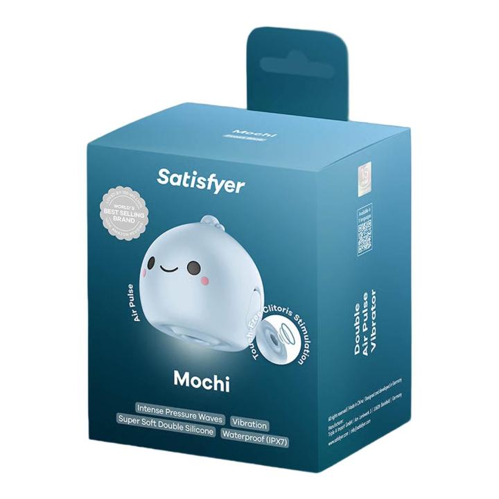 Satisfyer Mochi Frost Blue – stymulator łechtaczki, fale ciśnienia i wibracje
