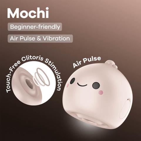 Satisfyer Mochi Beige – stymulator łechtaczki fale ciśnienia i wibracje | Loris.pl