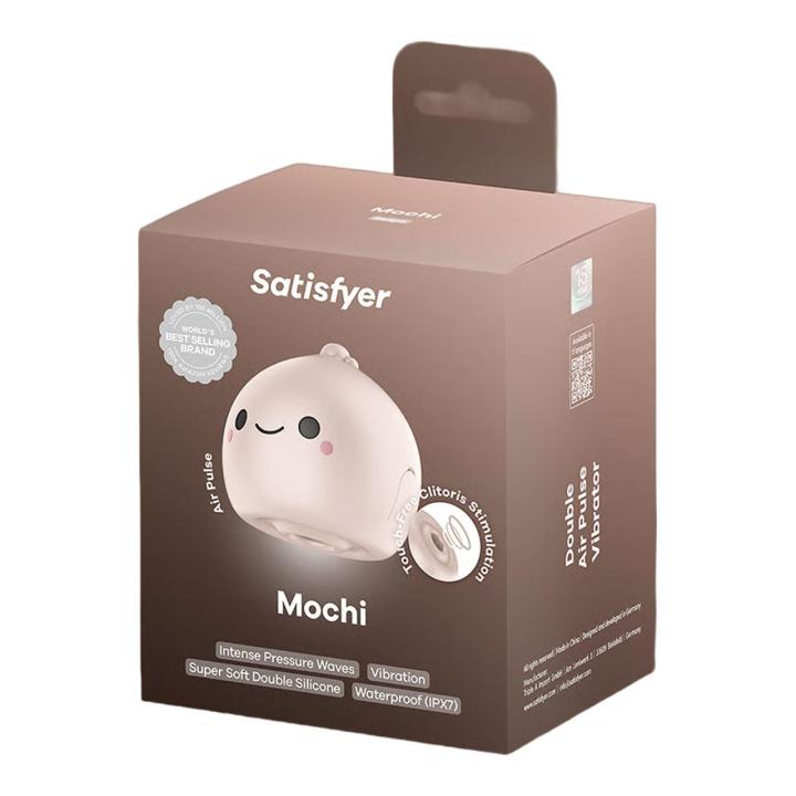 Satisfyer Mochi Beige – stymulator łechtaczki fale ciśnienia i wibracje | Loris.pl