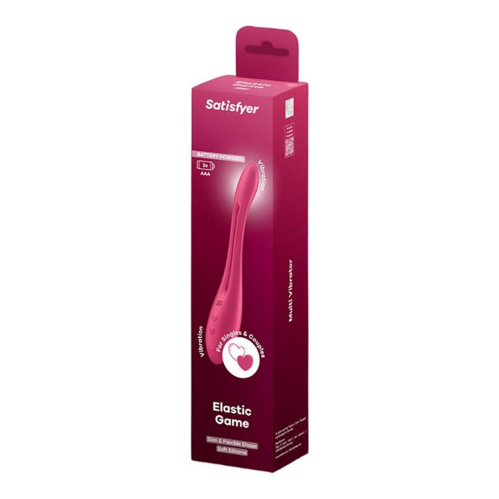 Satisfyer Elastic Game Pink – elastyczny wibrator 2w1 dla par | Loris.pl
