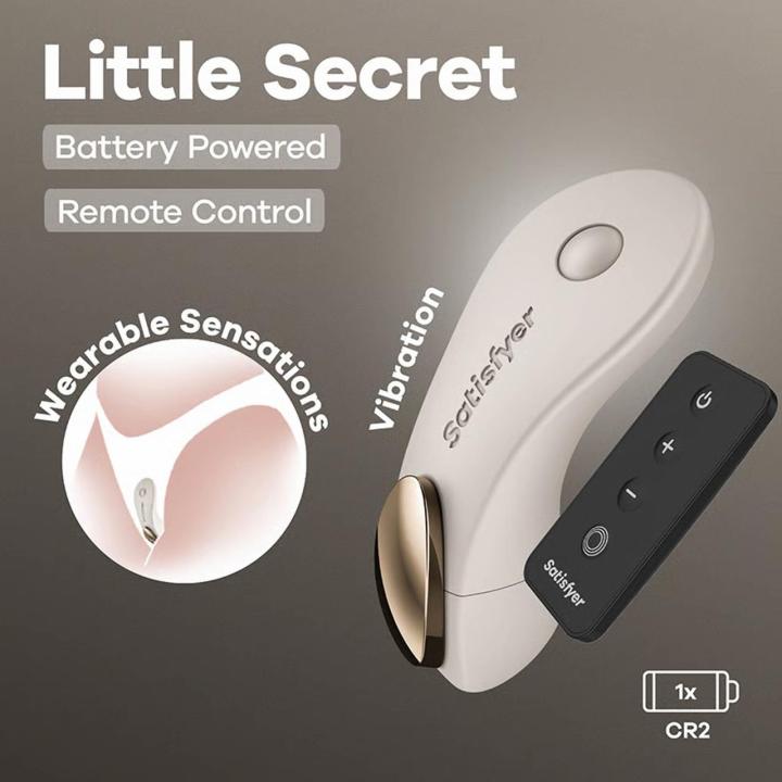 Satisfyer Little Secret – stymulator łechtaczki do bielizny z pilotem | Loris.pl