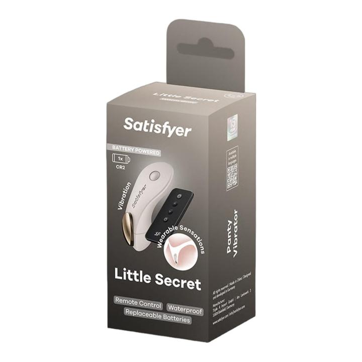 Satisfyer Little Secret – stymulator łechtaczki do bielizny z pilotem | Loris.pl