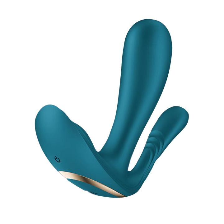 Satisfyer Top Secret+ zielony – wibrator do punktu G z funkcją analną | Loris.pl