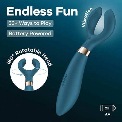 Satisfyer Endless Fun Green – stymulator 3 silniki, 100 trybów | Loris.pl