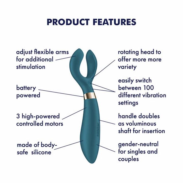Satisfyer Endless Fun Green – stymulator 3 silniki, 100 trybów | Loris.pl