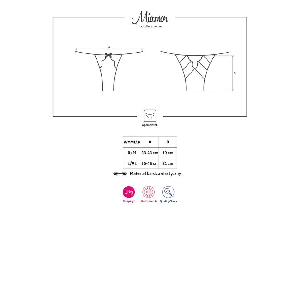 Ponętne figi otwarte Obsessive Miamor