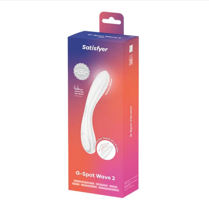 Satisfyer G-Spot Wave 2 White – wibrator do punktu G Robotic Wave | Loris.pl