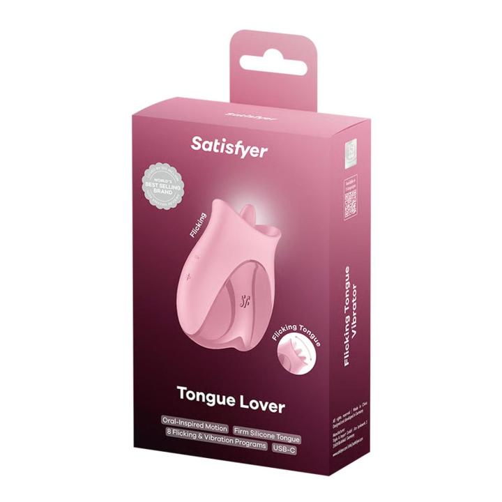 Satisfyer Tongue Lover Pink – stymulator oralny z języczkiem | Loris.pl