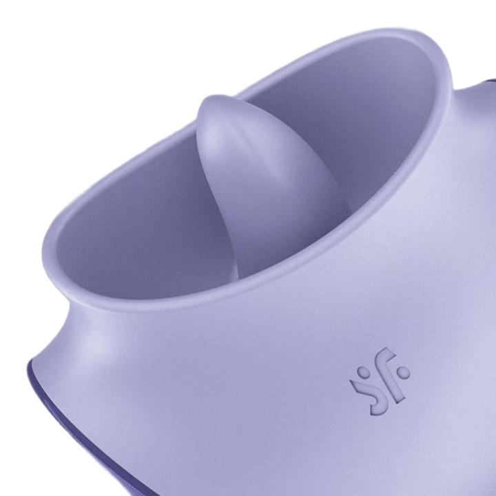 Satisfyer Tongue Dancer lila – stymulator z języczkiem, 8+8 trybów, IPX7 | Loris.pl