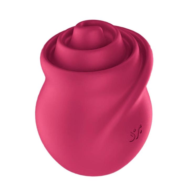 Satisfyer Tongue Twister Red – stymulator z języczkiem, wibracje, IPX7 | Loris.pl