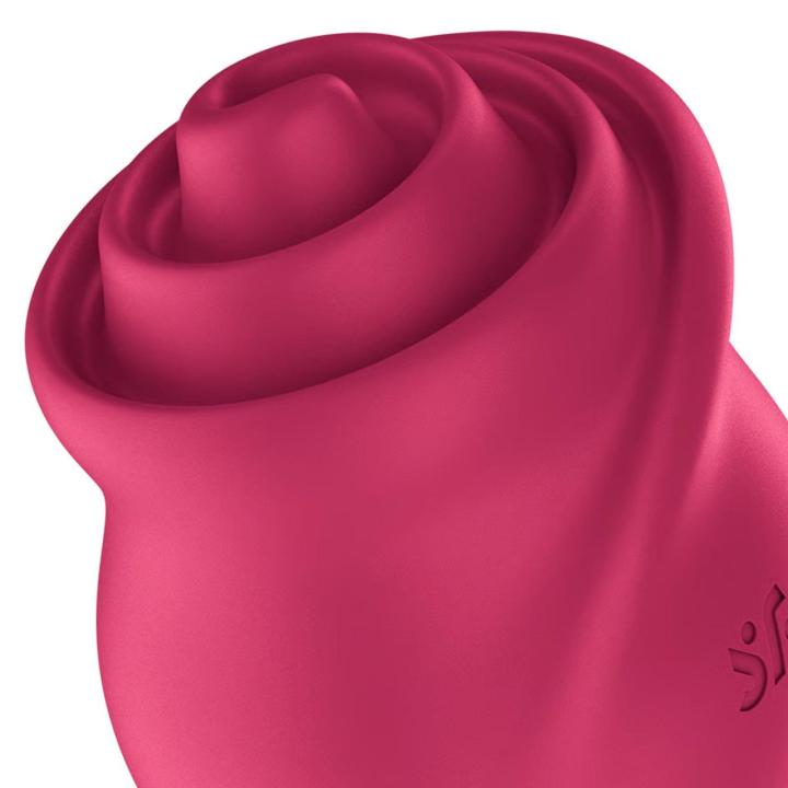 Satisfyer Tongue Twister Red – stymulator z języczkiem, wibracje, IPX7 | Loris.pl