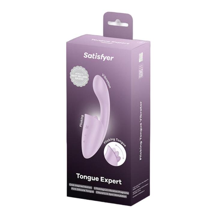 Satisfyer Tongue Expert Lavender – stymulator łechtaczki i punktu G | Loris.pl